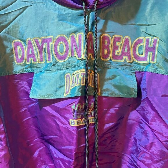 Daytona Beach Vintage HR Funwear, Inc 10-12 Small Windbreaker Jacket - Picture 2 of 8